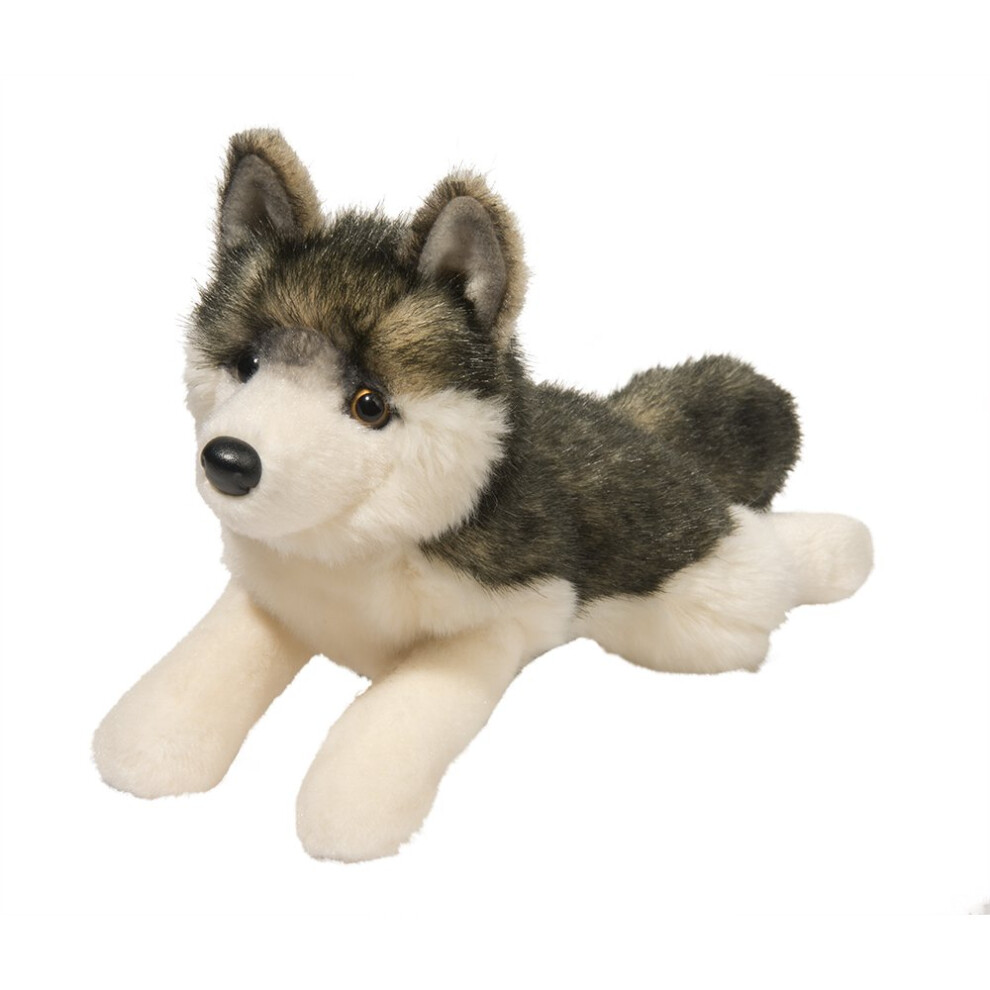 Douglas Phoenix Wolf Plush Stuffed Animal - Floppy Faux-Fur, Eyes, 1737 Golden