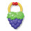 Vibrating Teether 23697 - Gummy Textured Baby Teether with Spin Bead, Strawberry or Grape, Gentle Gum Massage, Easy-Grip Handle (3 Months+) 2