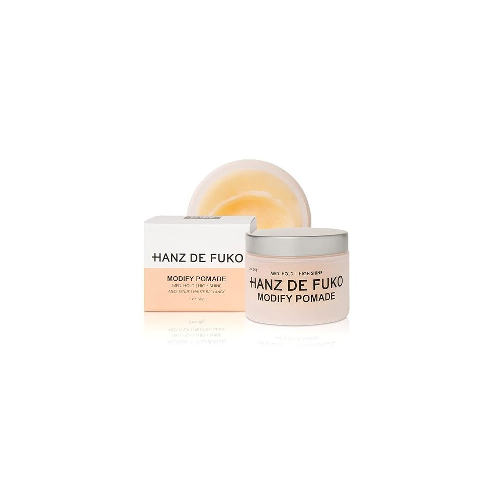 Hanz De Fuko Modify - Premium Mens Hair Styling Pomade With Medium Hold & High Shine Finish 2Oz