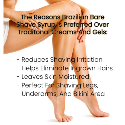 Brazilian Bare Shave Syrup, 4 Fluid Ounce 2