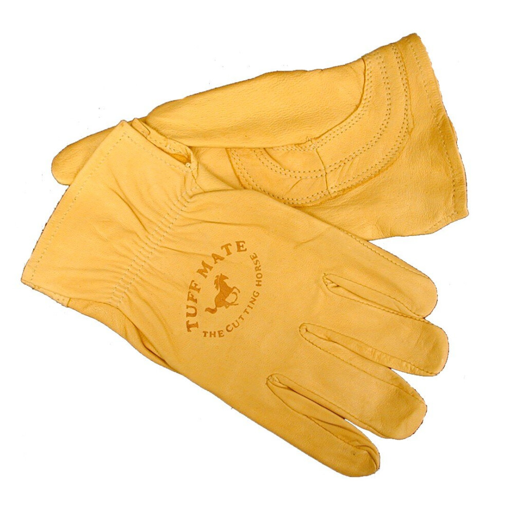 Tuff Mate Gloves 1301 Cutting Horse Glove Tan L