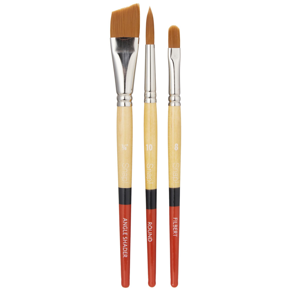 Princeton Snap! PAB96521 Snap Brush  FB 8 RND 10 ANG Shader 34""  Mult
