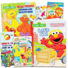 Sesame Street Redo, färdig, måla! 144-sidors målar- och pysselbok med 30 klistermärken