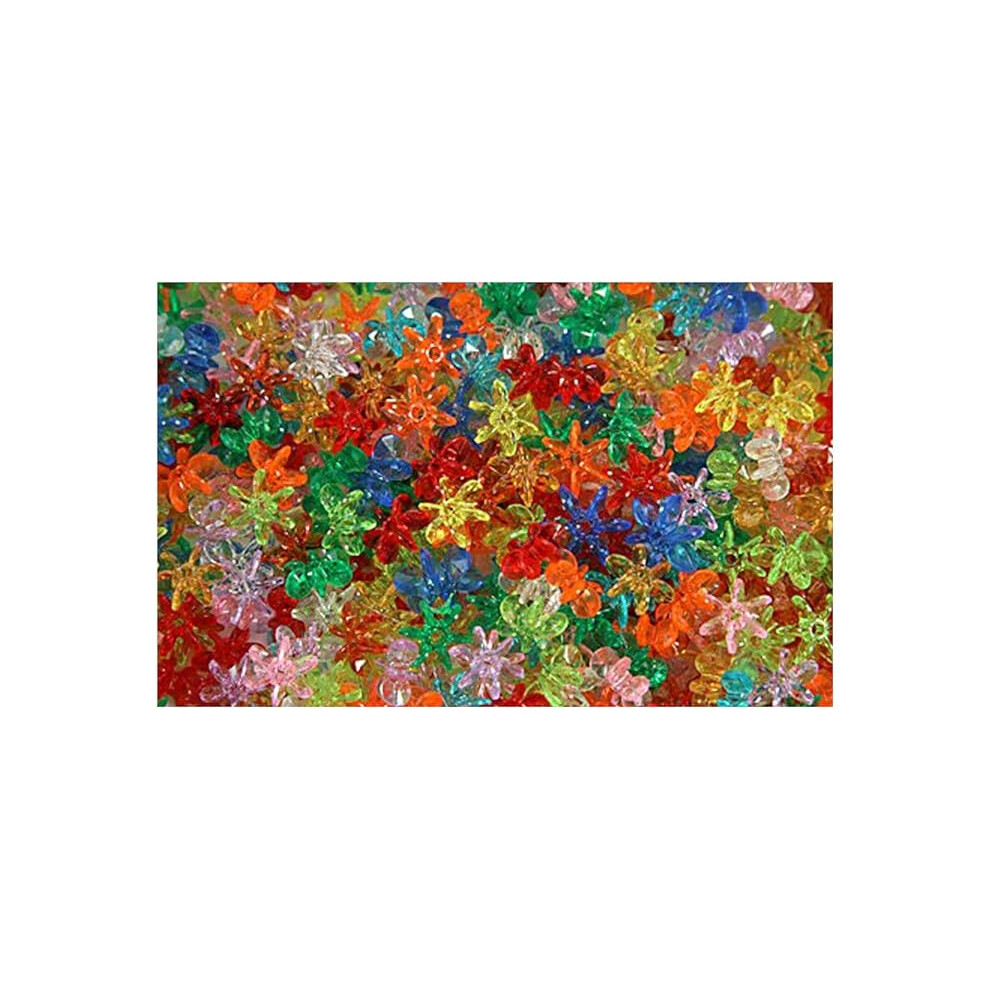 The Beadery 10mm Sunburst Beads  Multi  900-Piece Per Bag  Small
