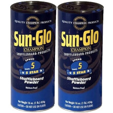 Twin Pack Sun-Glo #5 Speed Shuffleboard Powder Wax
