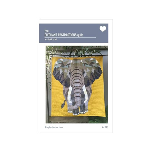 Violet Craft Abstractns Elephant Abstractions Quilt Ptrn, Pattern