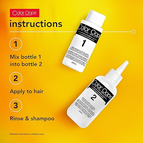 Color Oops Extra pflegender Haarfarbenentferner, 1 Anwendung, Haar 2