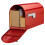 Architectural Mailboxes 7900-7R-SR Boulder Mailbox  Red 2