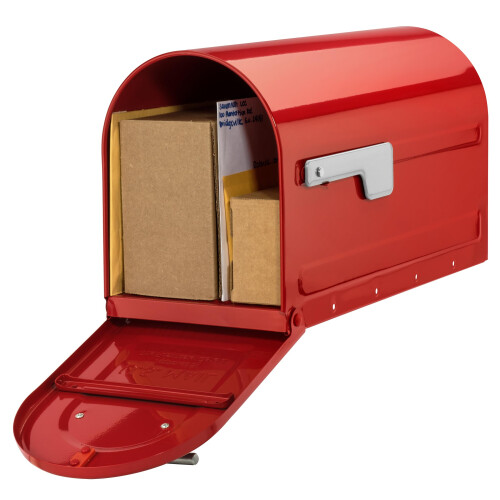 Architectural Mailboxes 7900-7R-SR Boulder Mailbox  Red 1