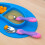 Nuby RVS Bestek, Roze/Paarse, 2 Stuks 3