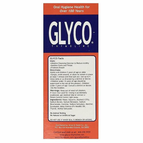 Herbal Essences Glyco Thymoline Collutorio Igiene Orale, 16 Fl Oz 1