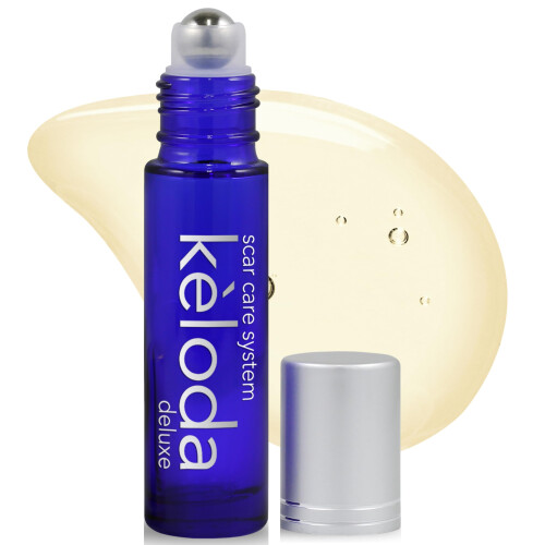 KELODA Deluxe Έλαιο Αφαίρεσης Ουλών & Μασάζ, 0.33 oz | Για Ουλές Χειρουργείων και Κελοειδή