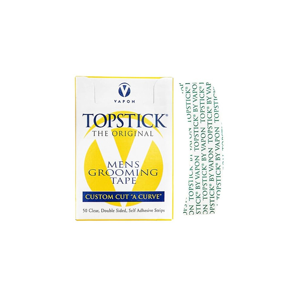 Vapon Topstick The Original Custom Cut "A Curve"Men's Grooming Tape -