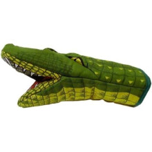 Witziger Alligator Ofenhandschuh in Grün – hitzebeständig, einzigartig, ideal für die Küche und als Geschenk für Tierliebhaber!