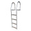 Dock Edge + ECO Weld Free Fixed Dock Ladder, 4 Steps, Aluminum 1