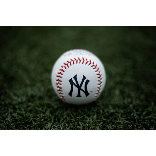 Rawlings MLB New York Yankees Team Logo Baseball White 1