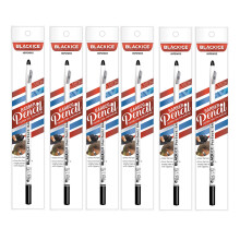 Black Ice Spray Barber Pencil (Vit) - 6 stycken för naturlig hårlinje, markera med klippare och rakfinish