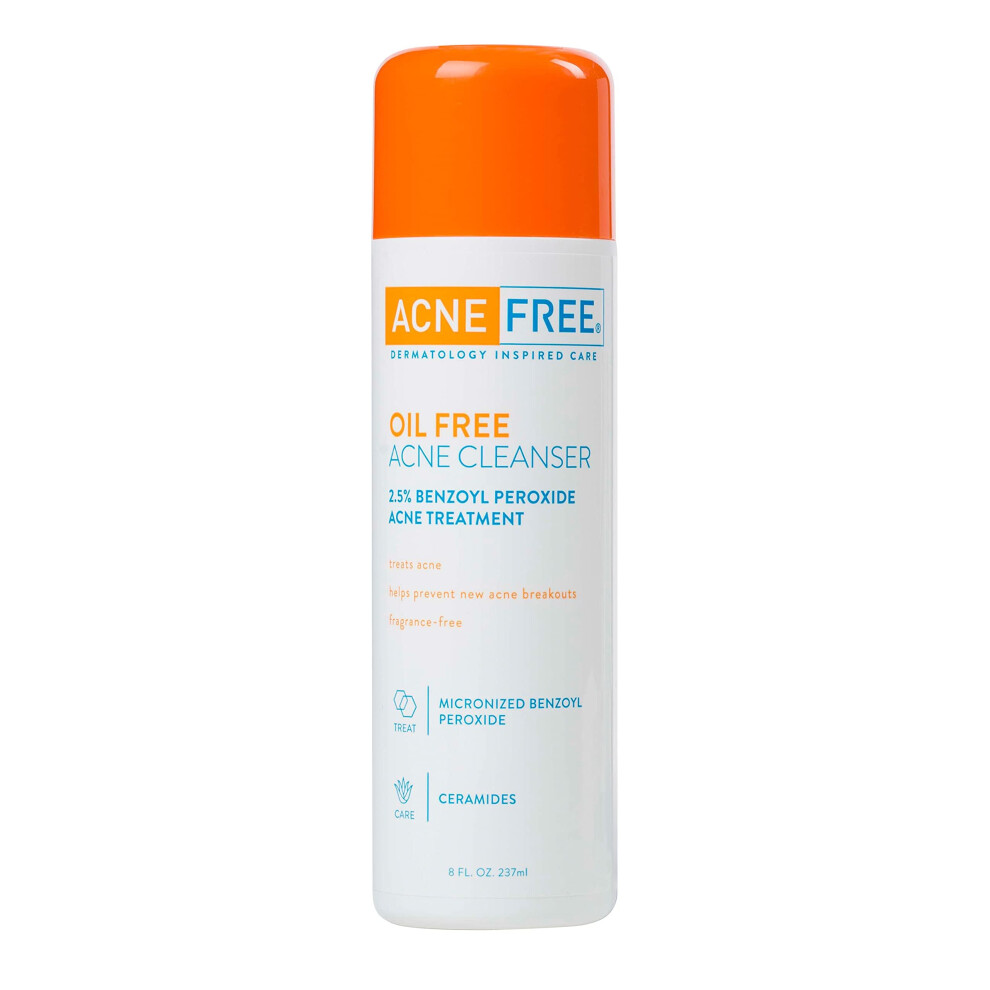 Acne Free Oil-Free Acne cleanser  Benzoyl Peroxide 25% Acne Face Wash