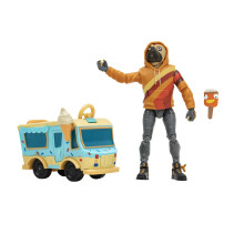 Fortnite Doggo (Emote Series) 4-Inch Articulated Figure with Lil' Treat Vehicle & Snow Pop – Official Epic Licensed B09PLK1X1H