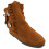 Minnetonka Mens Two Button Hardsole Boot  Brown  Size 11 1