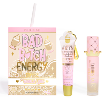 P Louise Bad B*tch Energy Lip Duo Vanilla Latte Scent — Lip Conditioner & Lip Oil for Hydration, Repair & Pout Protection
