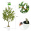 MCC (100CM) Artificial Olive Tree with Plastic Planter & Moss 4