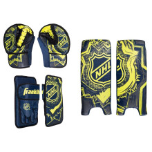 Franklin Sports Set de Protections de Hockey de Rue pour Enfants - Mini + Équipement de Gardien de But