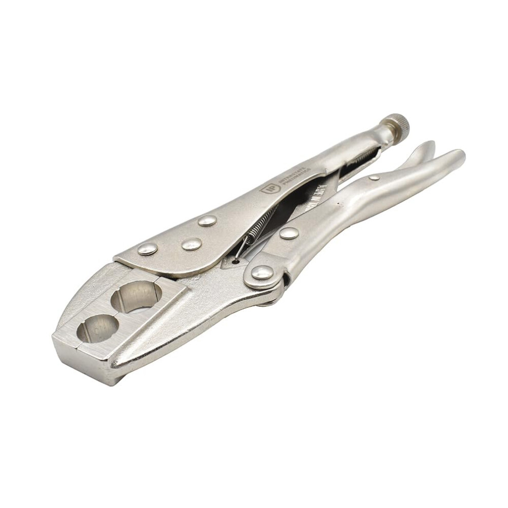 Interstate Pneumatics H6 V-Grip Type Crimper - 2 Opening 2 Dies for 1/4  & 3/8  Hose