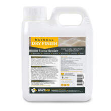 (1 Litre) Smartseal Natural Stone Sealer - Dry Finish - Impregnating, Durable Clear Sealer for Sandstone, Limestone, Granite, Travertine &amp; Slate - Easy to Apply