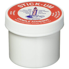 Fox Run Stick-Um Kerzenkleber, 2 Unzen – Hält Taper-Kerzen gerade & stabil, ideal für Feste und dekorative Arrangements