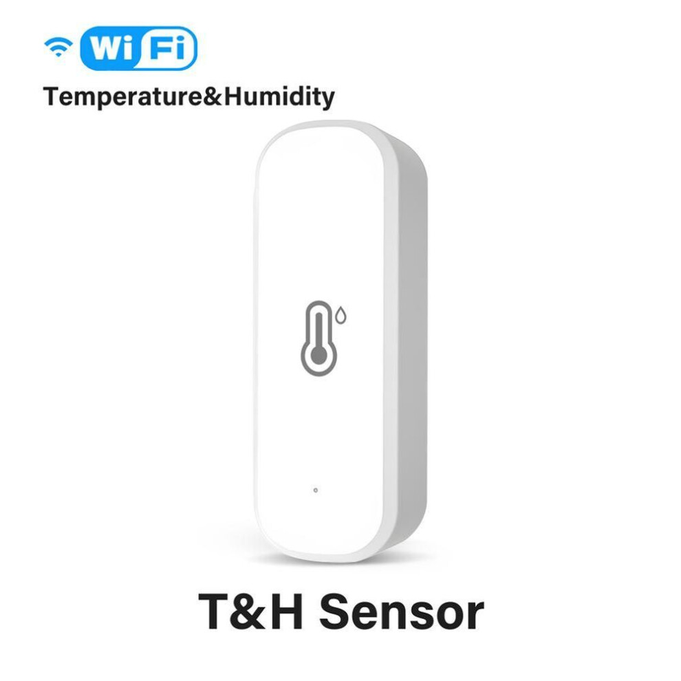 (as the picture) Tuya Wifi Smart Temperature Humidity Sensor Indoor Hygrometer App Remote Monitor Works With Alexa Google Home