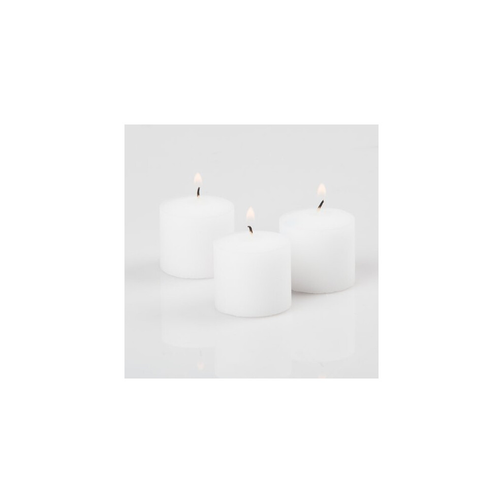 Richland Votive Candles White Unscented 10 Hour Burn Set of 144