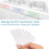 [300 Strips] Restaurant Chlorine Test Paper, 10-250 ppm (Value Pack) I 2
