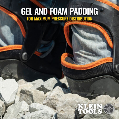 Klein Tools 60491 Hinged Knee Pads  Heavy Duty Gel Foam Protective Kne 2
