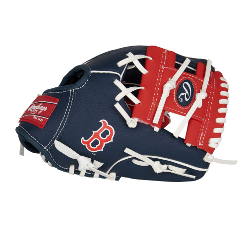 Rawlings MLB Team Logo Jugendhandschuhe Serie, Boston Red Sox NAVY 10"