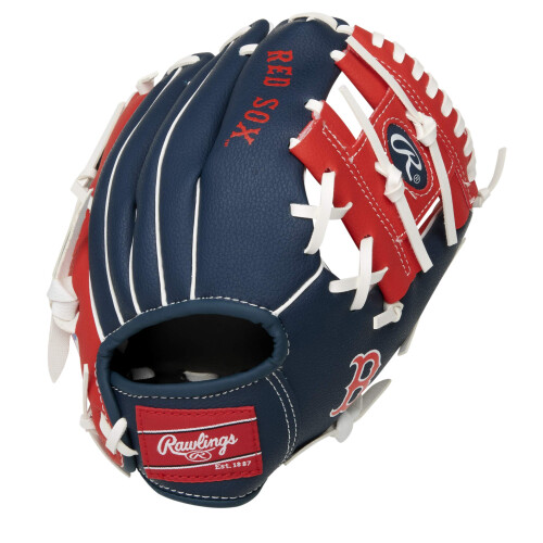 Rawlings MLB Team Logo Jugendhandschuhe Serie, Boston Red Sox NAVY 10" 2