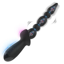 (black) Vibrating Prostate Massager Vibrator Sex Toys 10 Models of Anal Plug G-Spot Vibrator 3 Enhanced Motors Sex Toys for Men Women and Couples