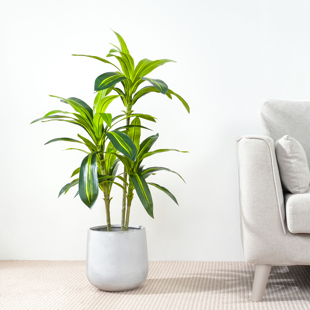Mcc (100Cm) Artificial Agave Tree With Plastic Planter & Moss 100Cm