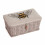 Hobby Gift Sewing Box (S) Woven Basket Wicker Linen Bee 1
