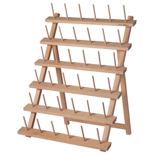 Milward Spool Rack Overlocking Beech 36 Spools