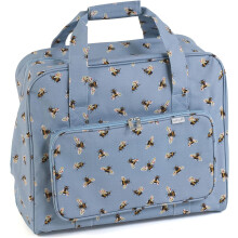 Bolsa para máquina de costura Hobby Gift Matt PVC Blue Bee