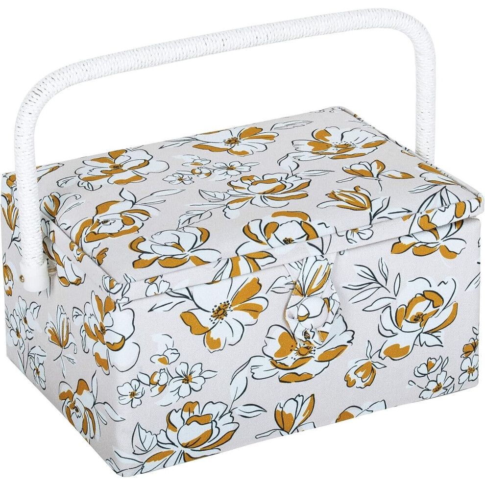 Hobby Gift Medium Naaien Knutselen Hobby Opbergdoos, Lentebloem