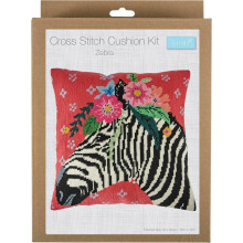 Kit per arazzi a mezzo punto Trimits Cuscino Zebra