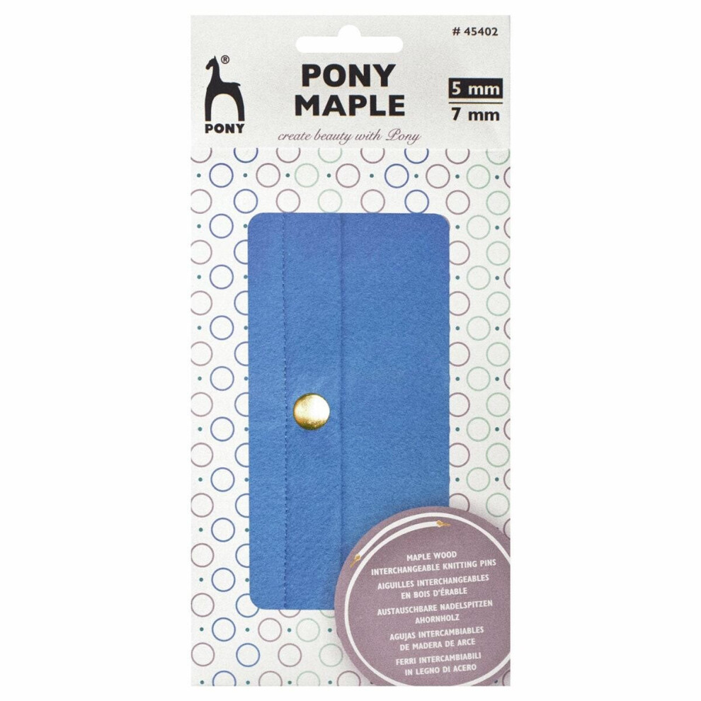 New Pony Maple Knitting Pins Circular Interchangeable Set