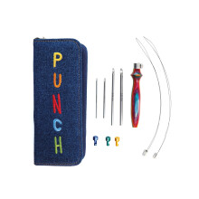 KnitPro Punch Naalden Set Verstelbaar: De levendige set