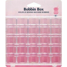 Caixa de bobinas Hemline em plástico com 25 carretéis H160