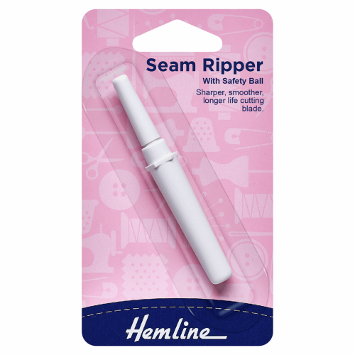 Hemline H262 Small Premium Seam Ripper with Safety Ball