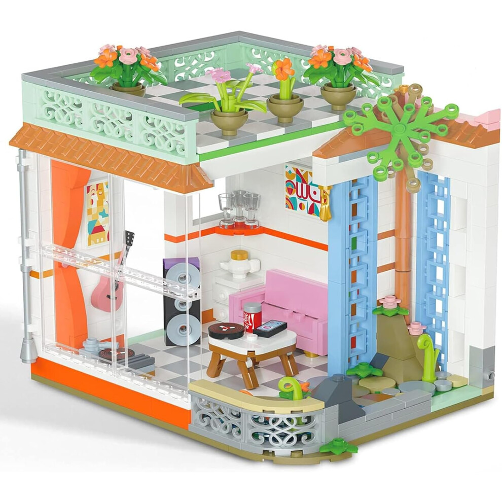 Photos - Construction Toy Toy House Building Sets, 598PCS DIY Friends House Building Blocks Kit