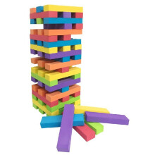 60 Blocks Foam Tumbling Tower Family Party Game