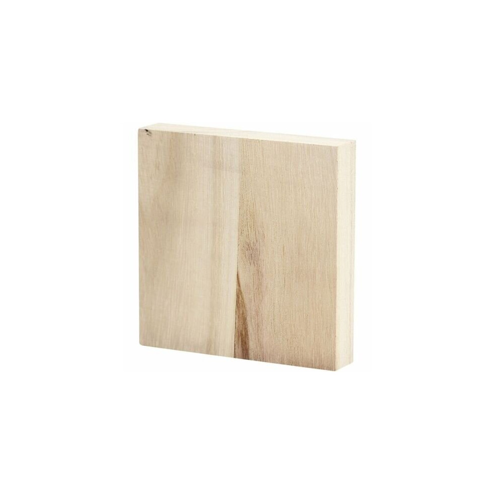 Square Wooden Block Icon Plaque Board Sign Decoration Craft 57682